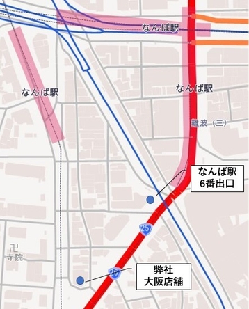 大阪店舗地図