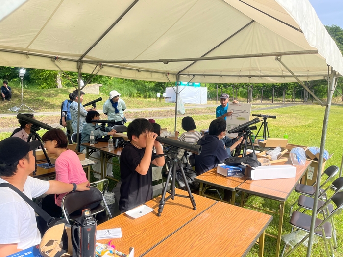望遠鏡づくりワークショップ