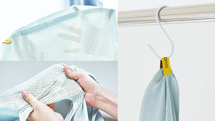 伸縮性・速乾性のあるメッシュ生地