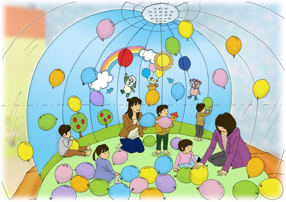 ふうせんタッチ!(イメージ)