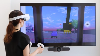 6.5万DL達成の本格派ショベルカー操作訓練アプリ 「重機でGo」VR版が最新機種に対応