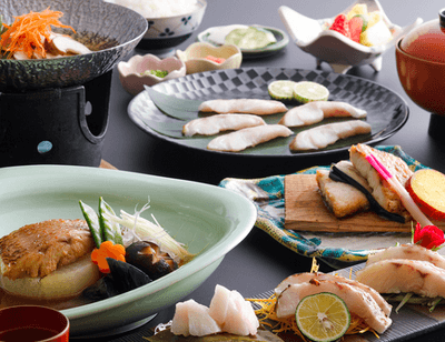 宿守屋寿苑自慢ののどぐろ料理