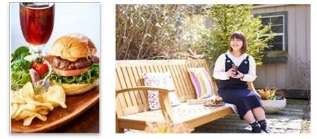 （左）ガーデンケールバーガー（右）ランチ・ピクニックイメージ