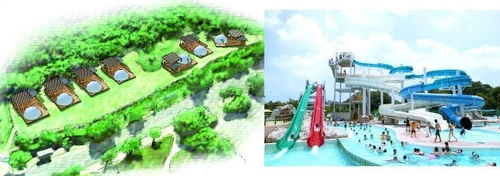 “2021年夏オープン”岡山県最大級レジャー宿泊施設 「サントピア岡山総社」にて県内最大級のプール×旬な食材を使った グランピングBBQが楽しめるグランピング施設がオープン