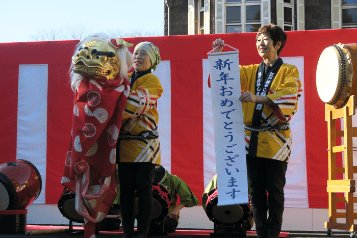 旧古河庭園　獅子舞とお囃子