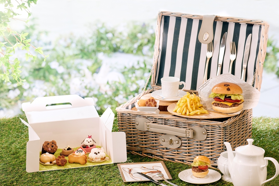 アフタヌーンティー(1名分)と”ワン”バーガー