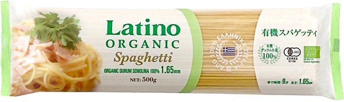 ラティーノ オーガニック 有機ブロンズスパゲッティ 500g