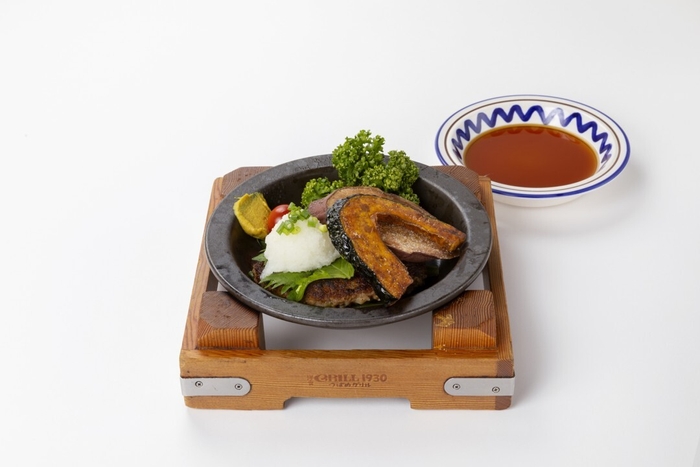 茨城野菜の和風ハンブルグステーキ