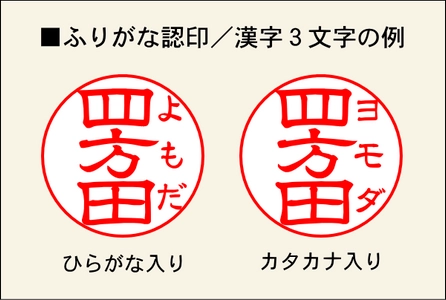 珍名さんの強い味方！ふりがな認印　 創業102年の老舗はんこ専門店が受注販売を開始