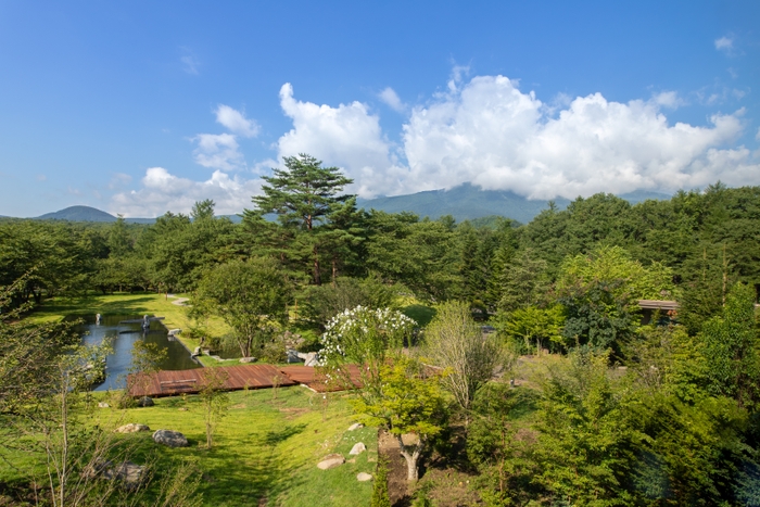 周囲の自然との調和と景観美を意識した自然に還る継続可能な庭づくり