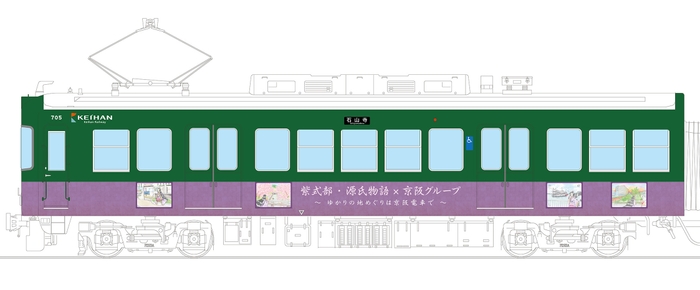 ラッピング電車デザイン