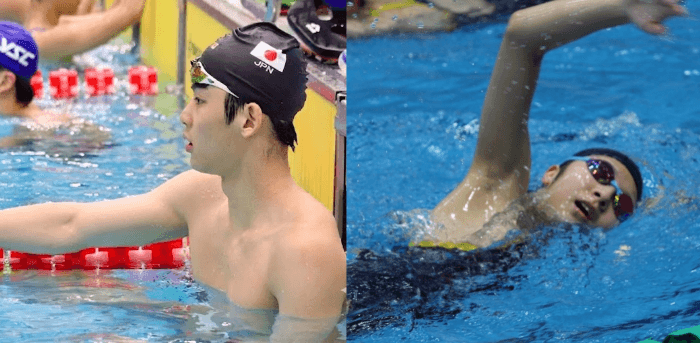 練習での様子(左:川浦選手、右:山崎選手)