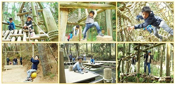 六甲山フィールド・アスレチック 場内の様子