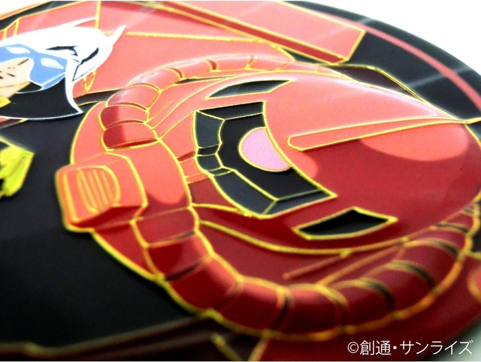 彫金メタルアート シャア&シャア専用ザク拡大