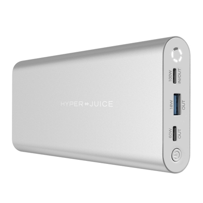 2つのUSB-C PDポート(100W/60W)と QC3.0 USB-Aポート(18W)