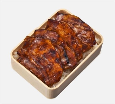 朝霧高原ポークあみ焼き弁当 ¥750