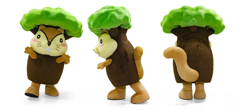 家具づくりでお友達を救うリスの男の子  AKASE株式会社(マスターウォール)公式キャラクター 「ナッツくん」誕生