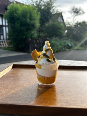 かぼちゃのミニパフェ