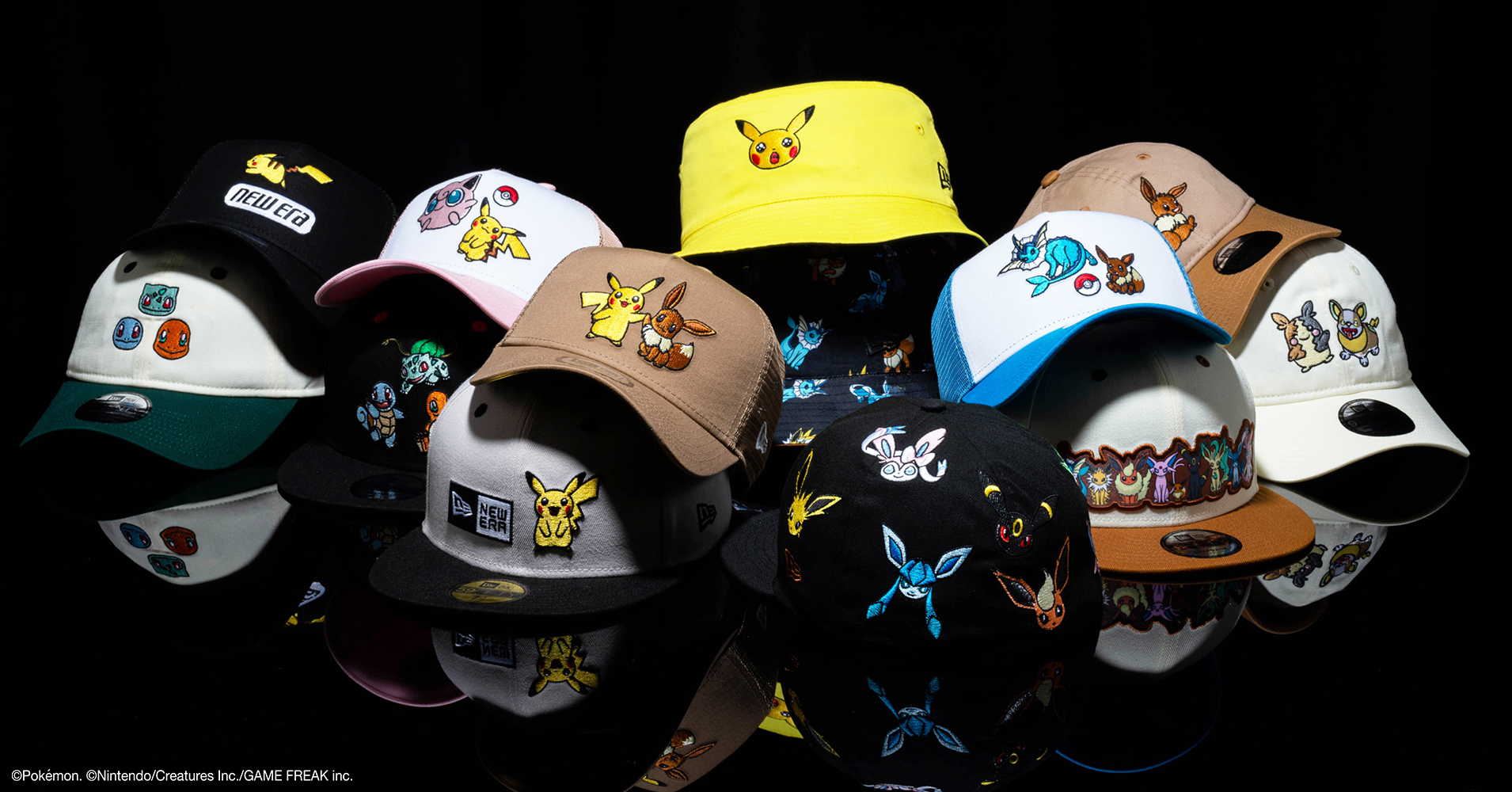 ニューエラ】ポケットモンスターをフィーチャーしたコレクション