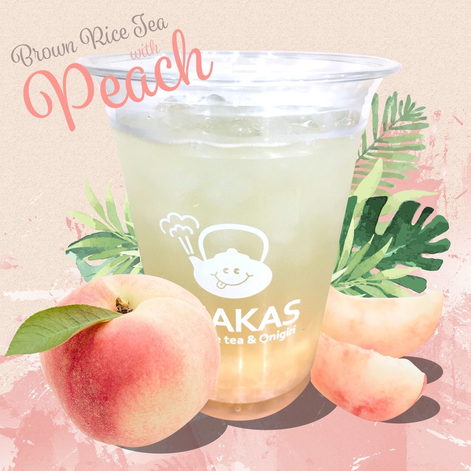玄米ピーチ(玄米茶×ピーチ果肉)