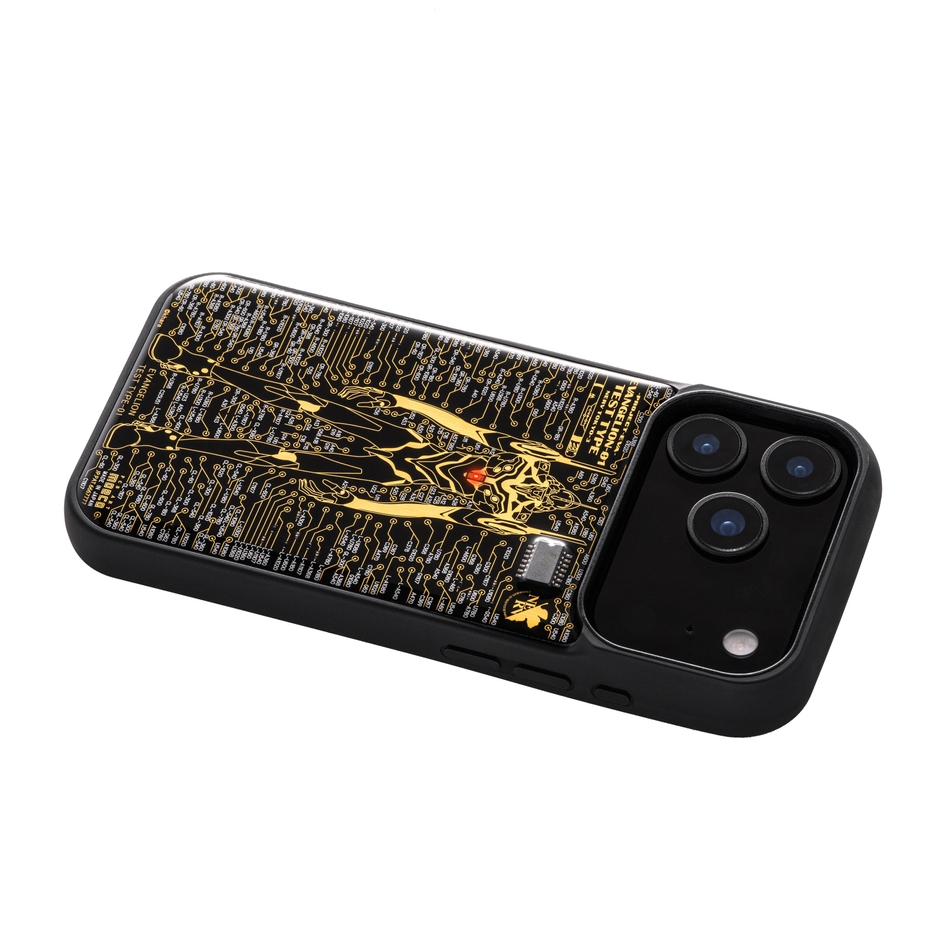 FLASH EVA01 基板アート iPhone 17 Proケース　ななめ