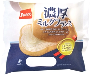 人気の菓子パン！！ Pasco「濃厚ミルクフランス」2016年2月1日リニューアル発売