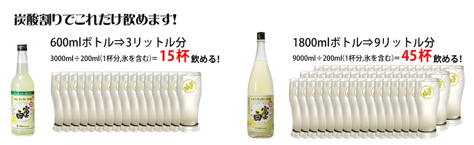 濃縮タイプでたっぷり飲める1