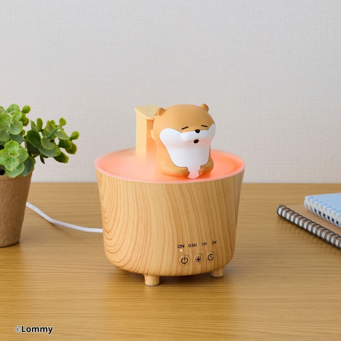 加湿量を絞り、湯けむりモード