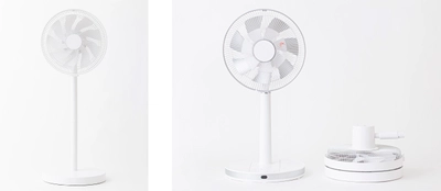 組み立てわずか4工程！ 従来品比 約1/3(※)の大きさに収納可能な扇風機 「DCモーター 30cmハイリビング扇風機 YHX-FGD30」を新発売