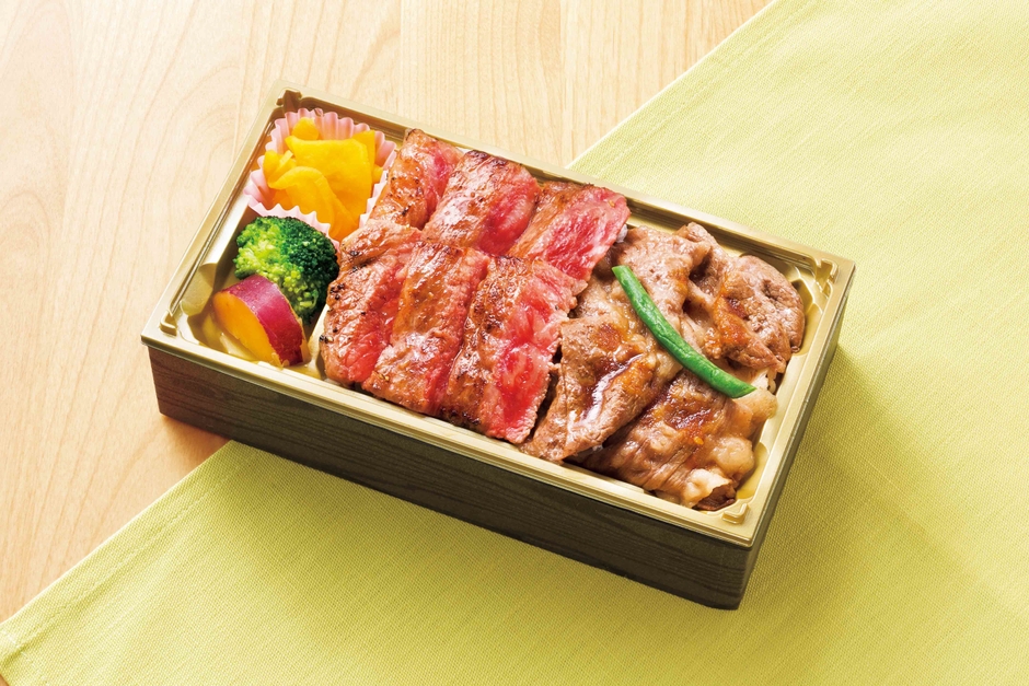 黒毛和牛専門農場 小田畜産 鹿児島黒牛・小田牛サーロインコンビ弁当