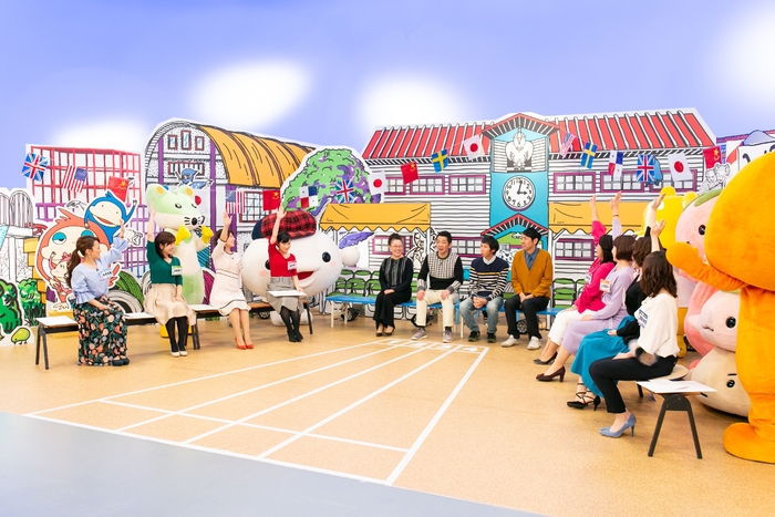 各テレビ局のキャラクターも登場!