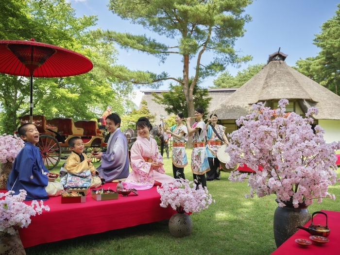 【青森屋】花見の時感 ファミリー(1)