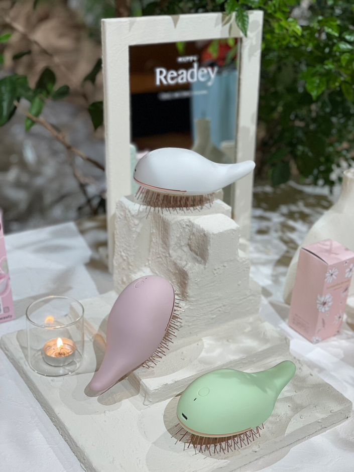 <ツインマイナスイオン リセット&デトックス ブラシ『Readey -リアデイ-』>