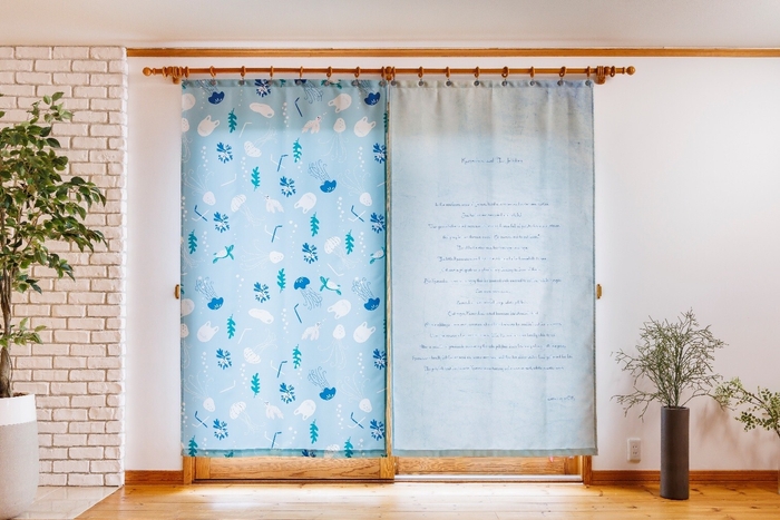 カメちゃんたちのごはんさがし【背景色/ライトブルー】