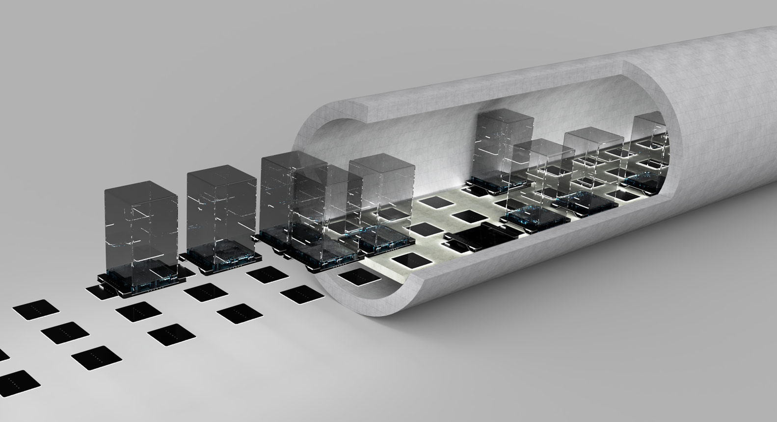 自動物流道路走行イメージ