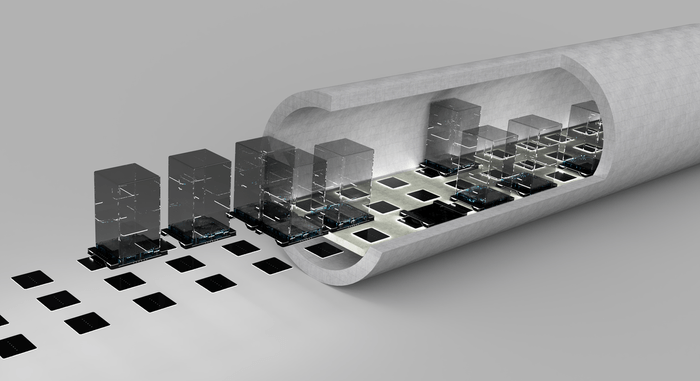 自動物流道路走行イメージ