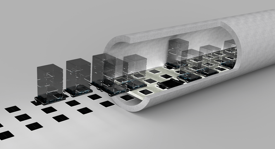 自動物流道路走行イメージ