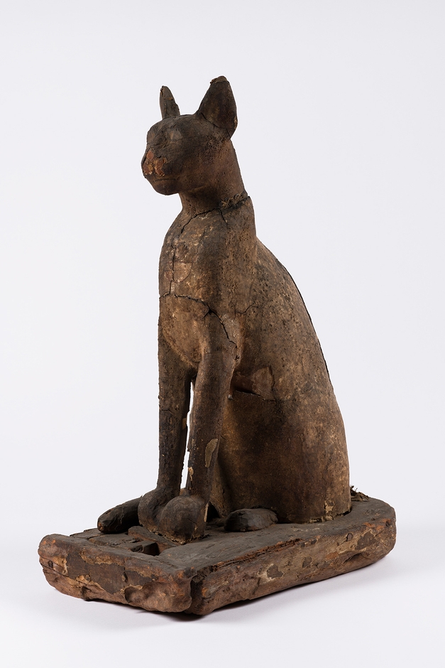 《ネコの棺とミイラ》前664～前332年　ブルックリン博物館蔵　Photo：Brooklyn Museum