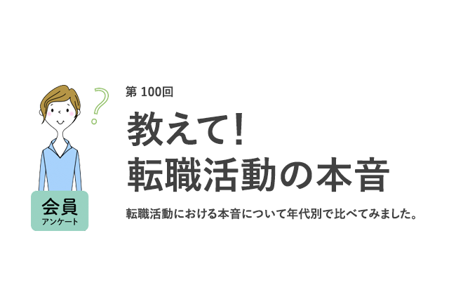 20代の約7割が「年収が大きく下がっても週休3日の職場がいい」。各世代の転職活動における本音が明らかに／『女の転職type』が働く女性にアンケート