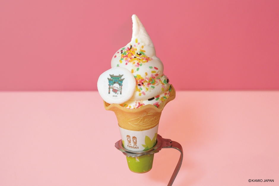 もちぱんマシュマロのもこもこソフトクリーム　700円税込