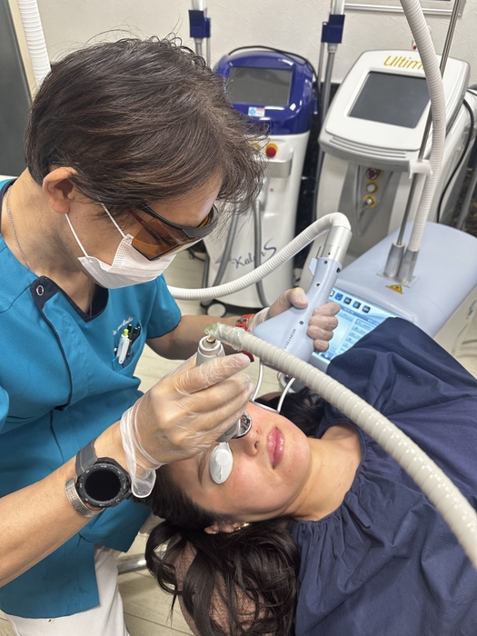 レーザー治療結果はAura評価で