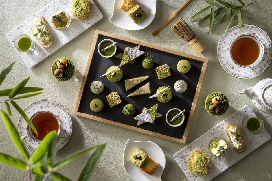 香り高い世羅産抹茶を使用したスイーツをお楽しみください。