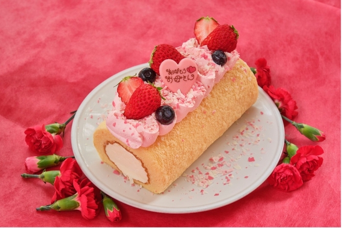 母の日ロールケーキ