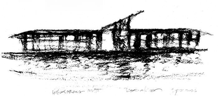 スケッチ:隈研吾氏