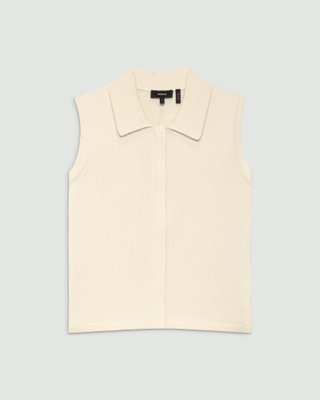 Rounded Cotton Zip Up Vest R 35,200円(税込)