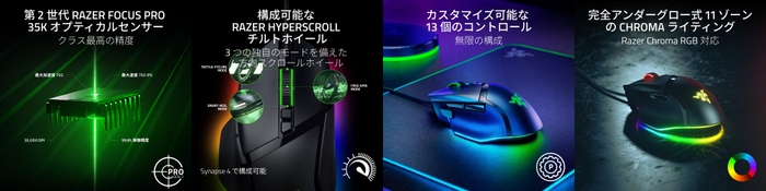 Razer Basilisk V3 35K - 特徴イメージ