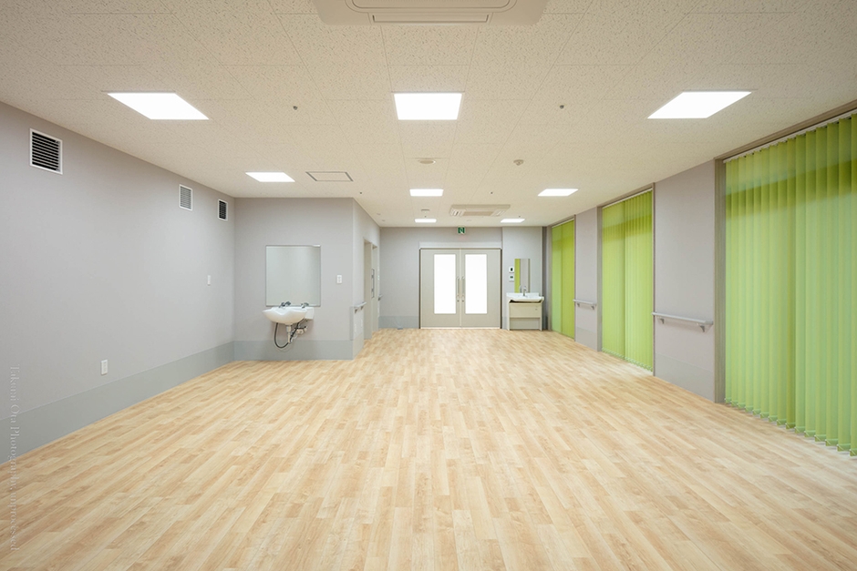 「特別養護老人ホーム 新田楽生苑」防災スペース