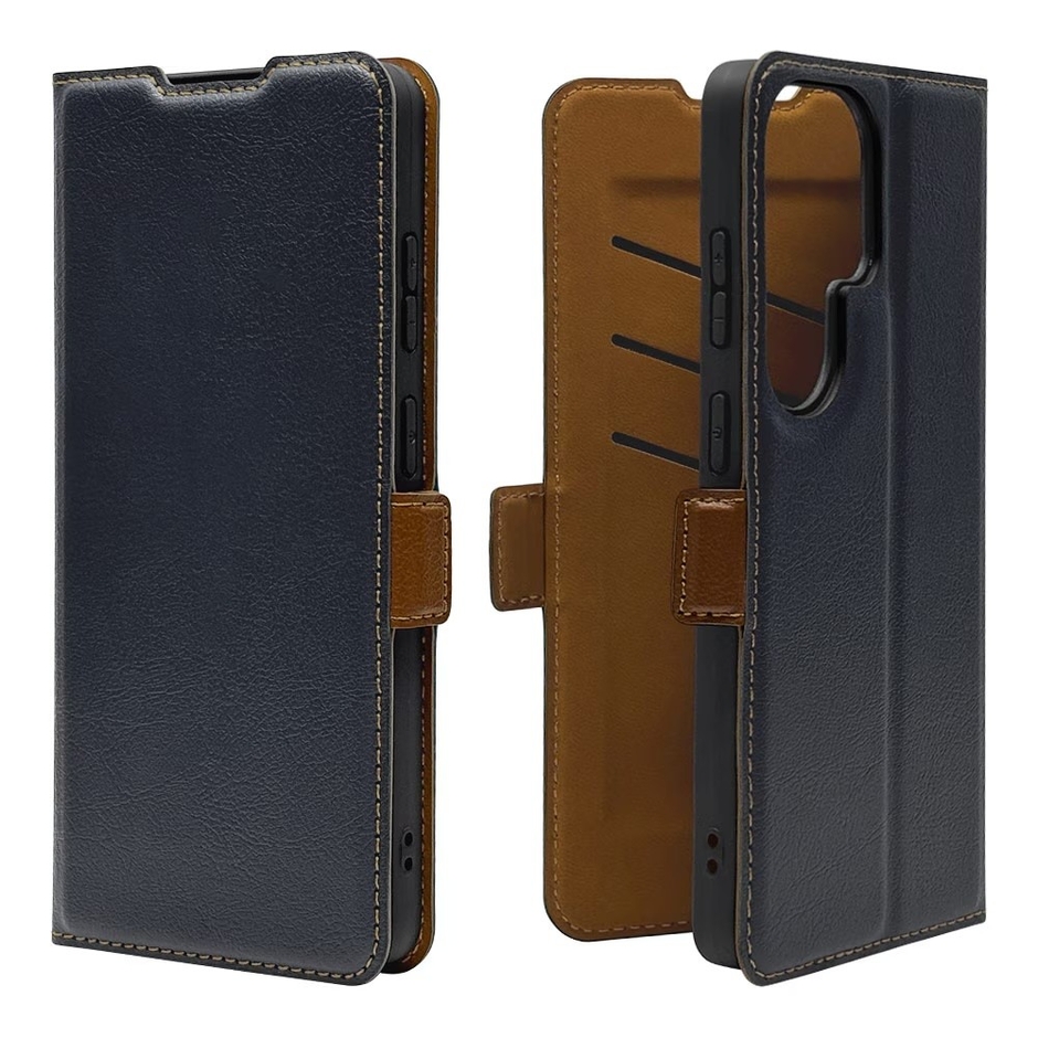 ネイビー×ブラウン