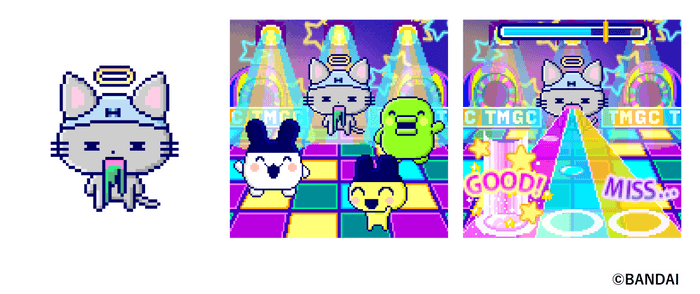 『Tamagotchi Uni』に登場する「ニャンオェ」ちゃん