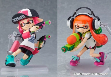 大人気ゲーム『Splatoon』の イカしたやつらがイカしたfigmaになって登場！ 「ガール」のアクションフィギュア2体セットが 本日9月11日より予約開始